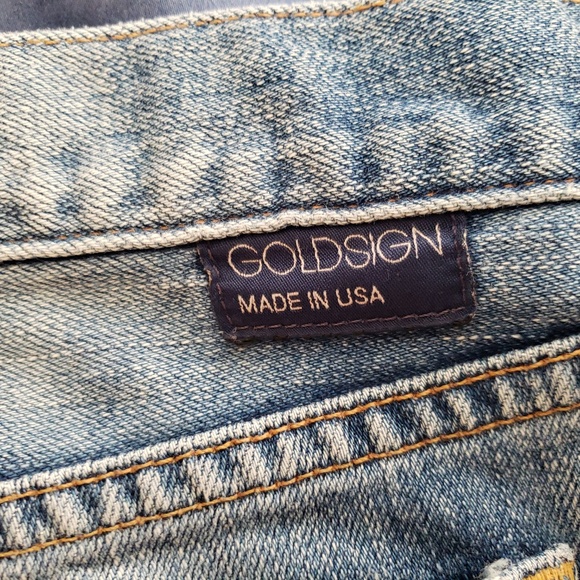 j crew goldsign destructed jeans sz 29 - Picture 6 of 7